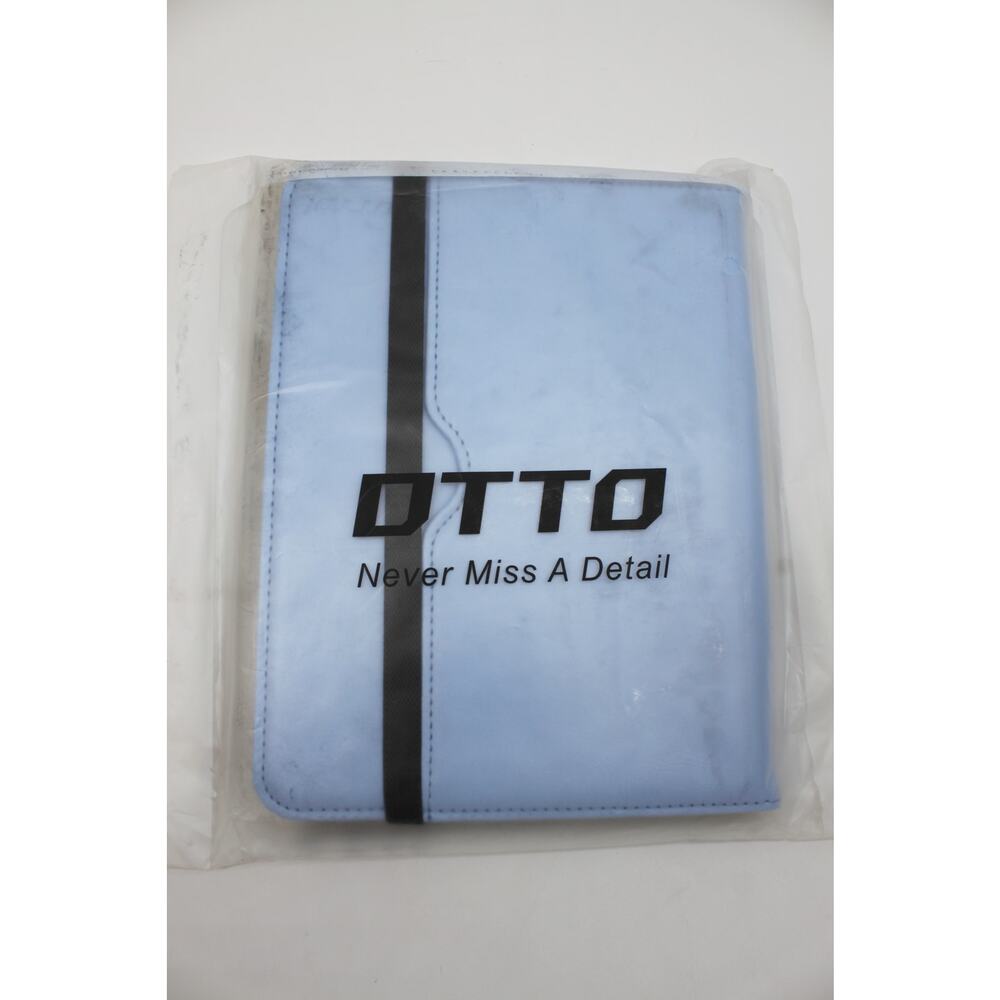DTTO Leather Folio Case iPad Mini 6th Generation‎ 8" Ice Blue